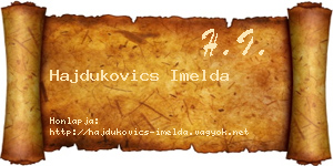 Hajdukovics Imelda névjegykártya
